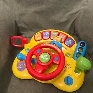 Fisher-Price Turn & Learn Driver Toy - Yellow, Red, Green, Blue